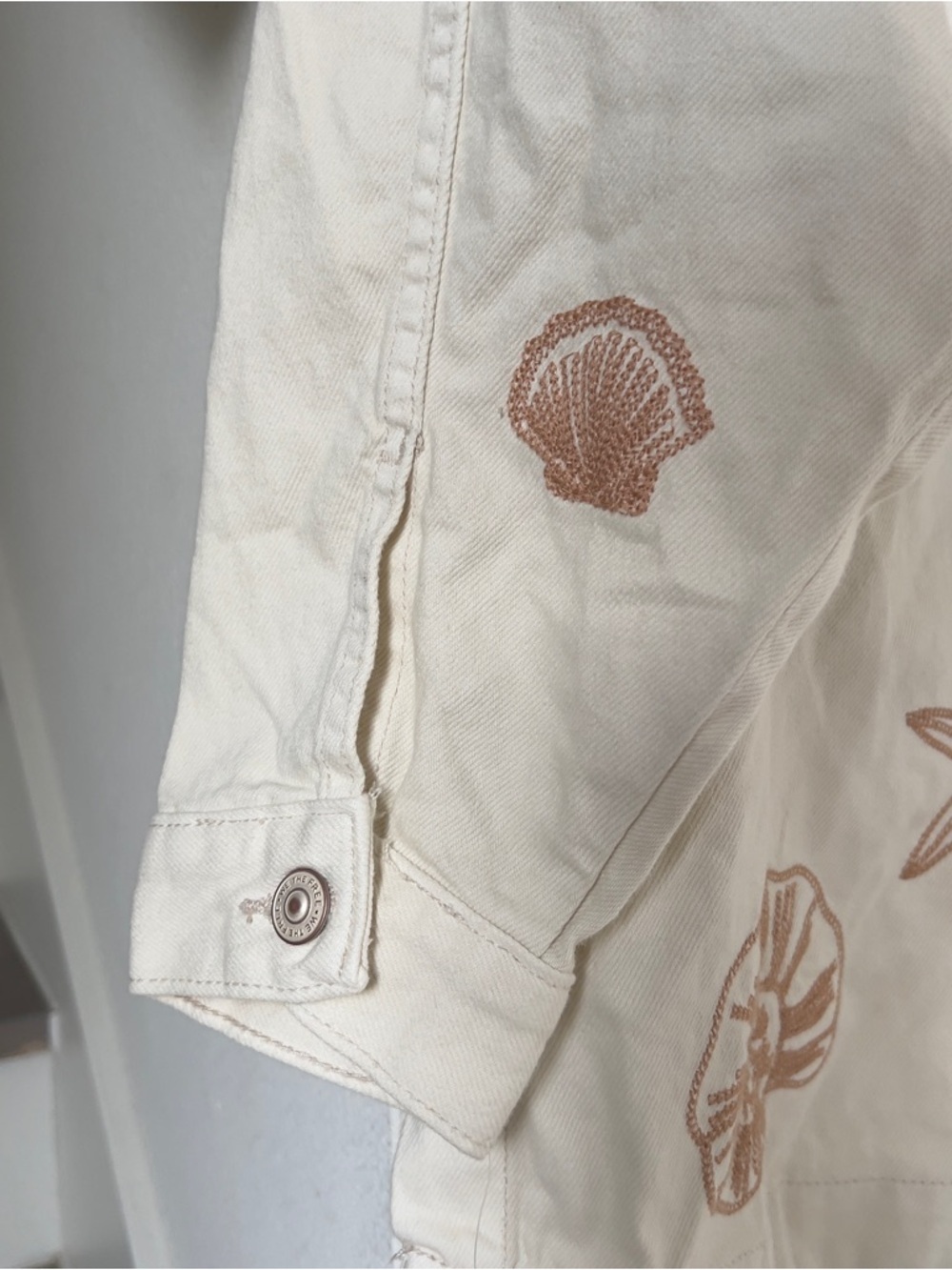 NWT Free people We The Free Madison City Embroidered Jacket - Picture 7 of 9